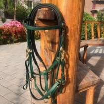 High-end PVC endurance water leech reins three-piece set of British high cold-resistant outdoor horse cage