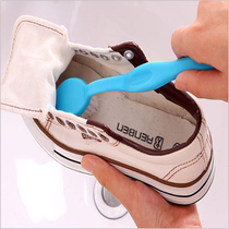  Long-handled soft hair laundry shoe brush Plastic small brush Shoe cleaning brush Kitchen bathroom faucet cleaning decontamination brush