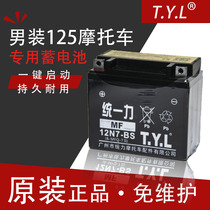 Uni-Power TYL12N7 Motorcycle Battery 12v Battery 7ah Diamond Leopard 125 Longxin 150 Suzuki Dry Battery