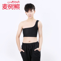 les mask single shoulder strap No bandages TT bunches Chest Clothes Short plastic wrap Wrapped Chest Underwear with a large chest of small breasts