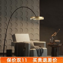 Designer modern simple atmospheric art light luxury study minimalist lamp Nordic living room sofa fishing lamp floor lamp