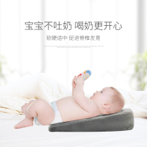 Baby anti-spitting triangle slope pad baby overflow artifact newborn lying on the side feeding choking pillow memory pillow