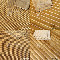 (Crown) spot carbonized all bamboo wave board wall decoration ceiling background wall 001234