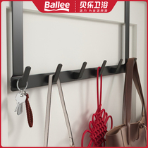 Door rear hanger free of punching hanging clothes hanger door rear object entry door upper rack wall-mounted clothes hook clothes containing deviner