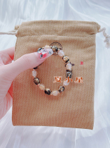 Beijing Law Logistics Department for Gold and Silver Foil fragrant glazed bead string bracelet