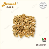  Imported handle Modern simple American crystal diamond-encrusted pearl metal handle high-end cabinet Gold light luxury handle