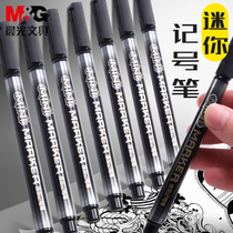Morning light APM25601 mini thin head oily marker pen small single head marker pen student childrens painting Hook pen paper glass Wood Multi Material writing durable quick drying waterproof
