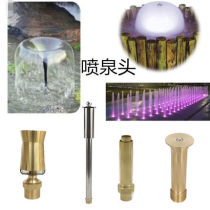 Stainless steel mushroom nozzle fountain fish pond rockery aquarium circulating water hemisphere fountain nozzle durable fountain pump