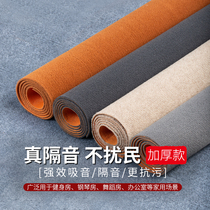 Soundproof Carpet Home Rack Subdrum Mat bedroom gym Shock Absorbing Shockproof Whole Paving Thickened Piano Sound Absorbing Ground Mat