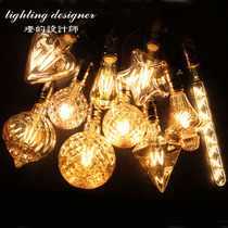 Creative Net red lighting warm light pineapple Edison bulb E27 screw LED filament lamp decorative chandelier