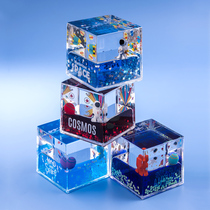 Astronaut small ornaments creative ins three-dimensional net red sand floating desk bedroom decoration healing gift