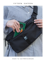 cordura quick-release magnetic buckle chest bag function shoulder bag mens Tide brand shoulder messenger bag ballistic nylon running bag