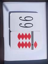15*9cm Bejeweled mental arithmetic card Bejeweled picture card Number card