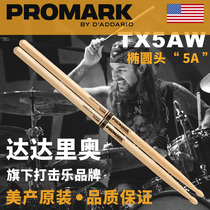 American Dadario Promark Standard 5A Drumsticks Walnut Drum Set Drumsticks Jazz Drumsticks TX5AW
