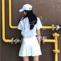 Aina day generation Thom Browne 20 short skirts TB classic pleated skirt spring and summer womens high waist A-line skirt