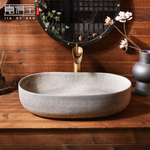 Jingdezhen Antique upper basin Oval art basin ceramic washbasin toilet retro wash basin home