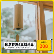 Spatial way meditation chords Wind Bell bamboo hand-cranked retro and wind bells Japanese decorative balcony hangers