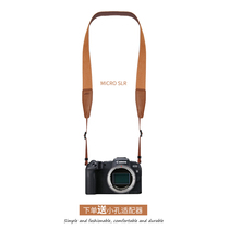 Camera strap Shoulder strap Suitable for Fuji Sony Canon Nikon decompression halter neck rope SLR micro single Retro literary Japanese quick release buckle Polaroid crossbody sports denim strap rope wide snap buckle