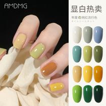 2022 New Spring Summer Pop Net Red Candy Rag Tea Milky Green Yellow Phototherapy Nail Polish Nail Polish Meatshop Special