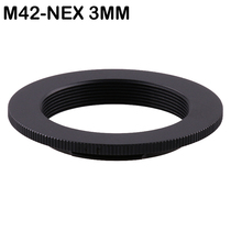 Thickness 3mm black M42-NEX ultra-thin modified ring NEX mouth Sony micro single mirror