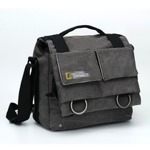 National Geographic 2346 canvas photography bag crossbody shoulder digital bag men and women casual waterproof SLR camera bag