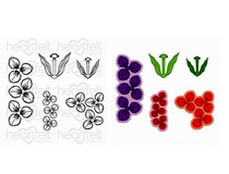 Heartfelt CreationsEZ seal cutting template tulips HCPC-3858 HCD1-7218