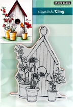 Penny Black EZ stamp bird house 40-590
