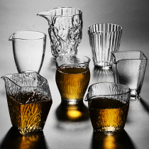 Glass Tea Sea set home small kung fu tea set public cup tea leak thickened Japanese heat-resistant tea divider tea filter