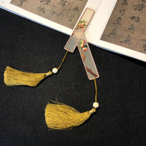 Su embroidery big bookmarks handmade double-sided embroidery finished Chinese characteristic craft souvenir silk overseas gifts