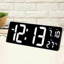 Living room wall watch large screen digital electronic wall clock luminous perpetual calendar clock creative desk clock wall clock HW101