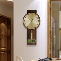 European wall clock light luxury fashion mute metal wall clock home decorative clock HP88