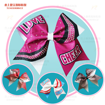 Professional custom-made cheerleading headdress competition headdress new diamond head rope optional color letters