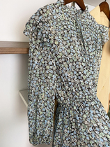 Mj yuan ~ 21 early autumn main print dress suspender skirt two-piece set