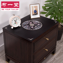 Chinese leather bedside table mat cloth shoe cabinet cloth 6208 waterproof oil proof table cloth dressing table cloth dust cover cloth