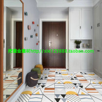 Nordic retro tiles 200 geometric color kitchen bathroom living room balcony background non-slip wall tiles floor tiles 300