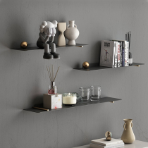 Wall shelf wrought iron wall shelf living room TV sofa background wall decorative frame dining room wall partition