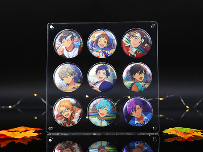taobao agent 【Move】Idol Fantasy Festival ES badge photo box, storage of valley beauty display 58 65 75mm