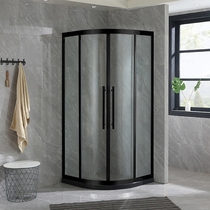  Integral stainless steel shower room dry and wet separation bathroom glass door bathroom simple rain shower room partition