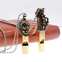 Bird whistle training whistle thrush whistle bird with bird whistle outdoor survival whistle copper whistle decoration