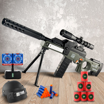  Childrens toy gun soft bullet gun toy simulation heat Gatling sniper gun m416awm rifle can be fired