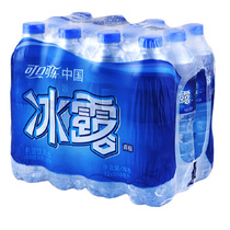 Ice dew packaging drinking water 550ml * 12 bottles of mineral water pure water natural water source