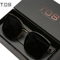 GM Sunglasses Womens Sunglasses Tide Netting Red polarized anti-UV Advanced sensation Big face 2022 new bibi