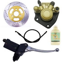 Adapting Quill Eagle drill right upper pump lower pump caliper HJ125T-10A 10C 10E 10g front disc brake disc