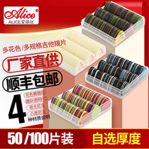 Alice guitar pick Celluloid luminous nylon Bakelite folk strum finger bomb boxed pick shrapnel 100