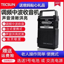 Tecsun R-206 Old-fashioned radio for the elderly FM Portable FM multi-function broadcast semiconductor for the elderly gift FM medium wave am Home small walkman External desktop