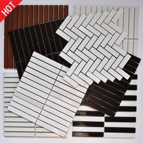 Ceramic tiles Long strip mosaic Bathroom Toilet Kitchen Bar table Balcony Wall tiles Floor tiles Round columns
