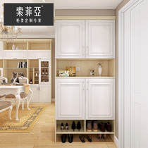 Official Sophia simple modern living room home cabinet Shoe cabinet storage door cabinet Custom household large capacity