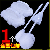 Soft wool bath cylinder brush squeeze water type family long handle toilet brush hotel toilet brush toilet cleaning