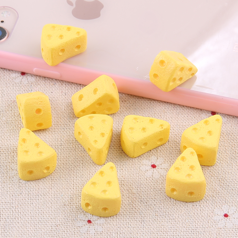 Resin cheesecake DIY handcrafted cream gel phone case material bag simulation food play decorative cake diy