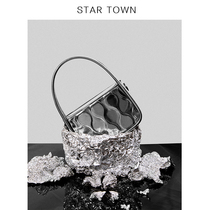 STARTOWN Starry Town original design Hand bag 2021 New First layer cowhide fashion crossbody bag